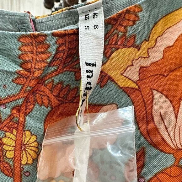 INDIKAH FRILL TRIM DRESS FLORAL PRINT NEW WITH TAGS - Picture 5 of 8